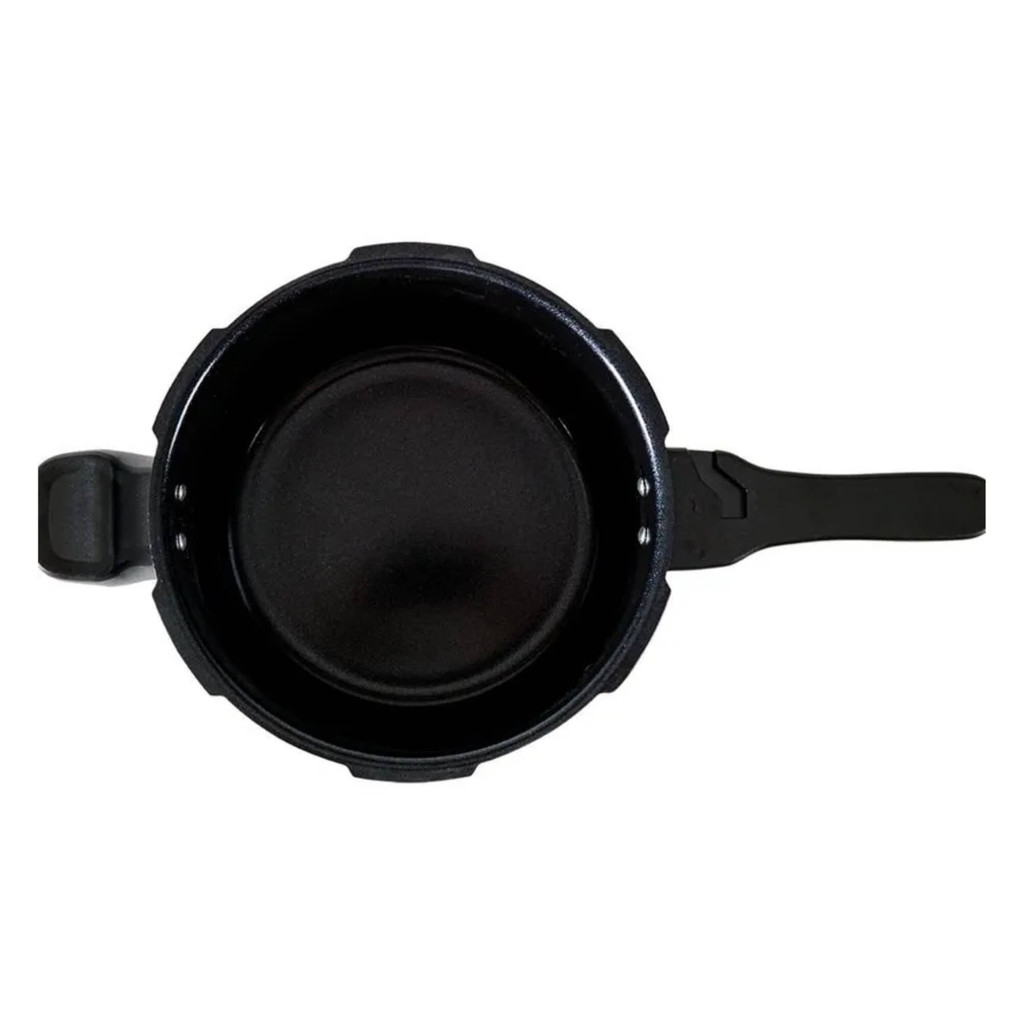 Detalhes do Panela de Pressão 20cm 4,2L Fundo de Indução Alumínio Antiaderente Cor Preto Brinox - 4954/100