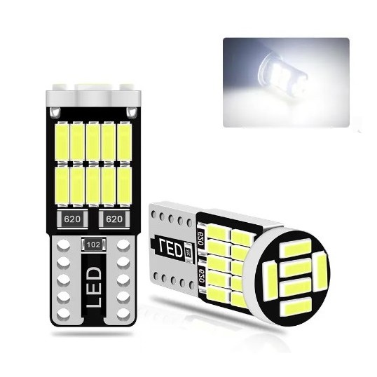 Par Lampada Pingo 26 Led T10 Bem Forte Lanterna Meia Luz 5w em Oferta na Shopee