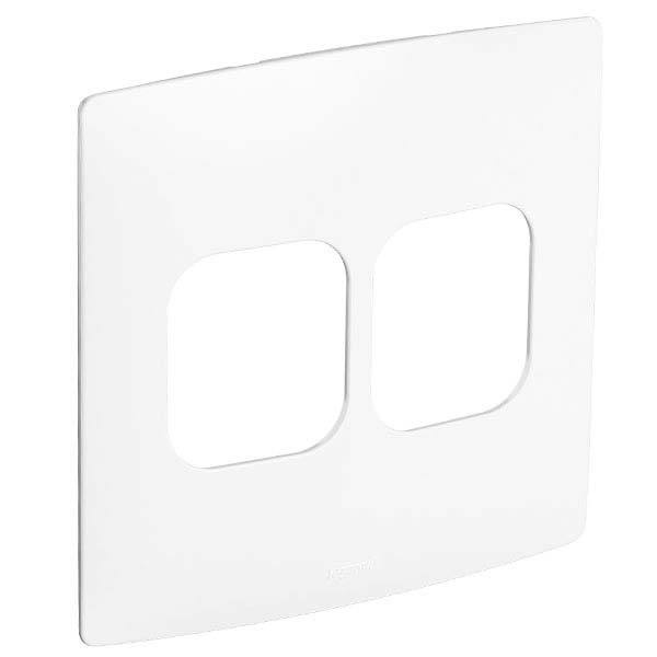 Placa 4x4 2+2 postos juntos Nereya Pial Legrand sal seda 663440