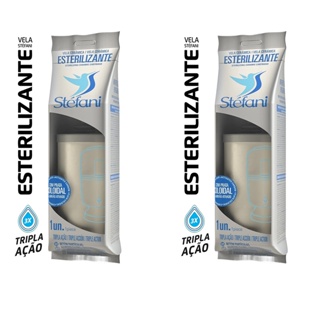 Kit 2 Vela Filtro de Barro Esterilizante Tripla Ação Stéfani Original São João Prata Coloidal em Oferta na Shopee