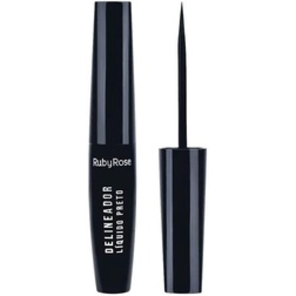 Líquido Delineador Preto Ruby Rose Á Prova D´gua Hb8406 ROSEASHOPP em Oferta na Shopee