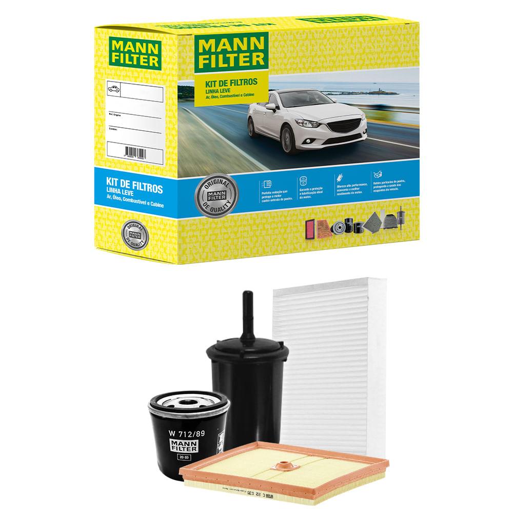 Kit Filtro Virtus 1.0 Tsi 2018 A 2019 Original Mann-filter - Spare Parts and Accessories for Vehicles