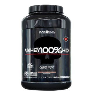 Whey 100% Hd Black Skull - 900g (wpc, Wpi E Wph)