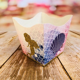 KIT Cachepo Festa  Sereia  9X9X7Cm Vazo Decoração   72.1  ( Nc Toys Cachepo ) em Oferta na Shopee