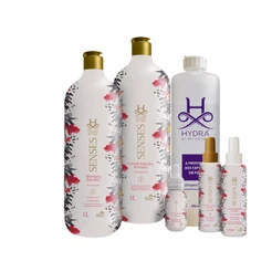 Kit Produtos Pet Hydra Pet Spa Senses Serenity Extrato de Damasco + Frasco Diluidor 600mL