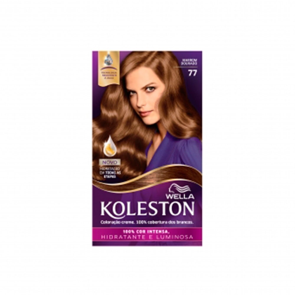 Tintura Koleston 7.7 Marrom Dourado