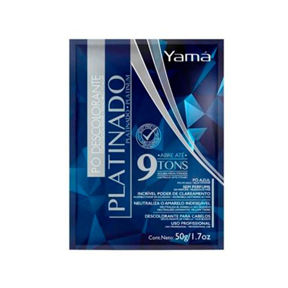 Pó Descolorante Yamá Platinado 50g em Oferta na Shopee