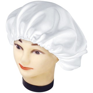 Touca Santa Clara Cetim Branco Anti Frizz 1Un
