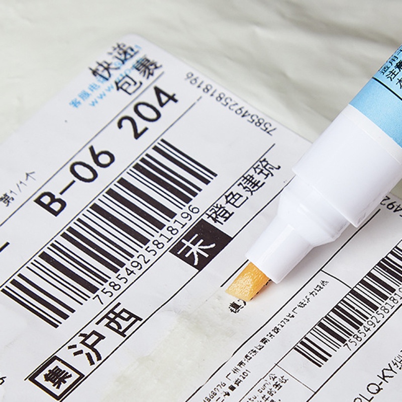 Caneta de Correção de Papel Térmico Marcador de Proteção de Identidade de Dados Secagem Rápida Eliminar Fontes Borracha Anti Peep Protector