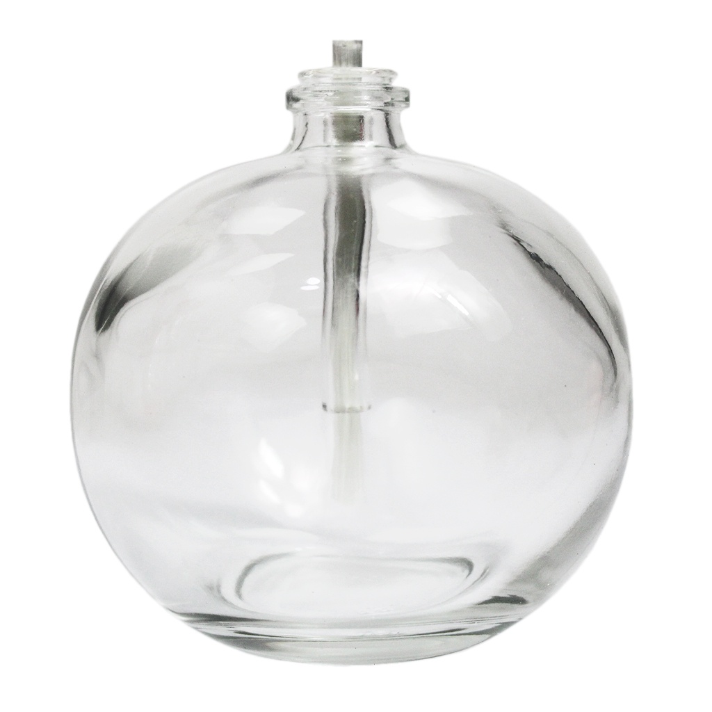 Lamparina de Vidro Incolor Decorativa Redonda 100ml 1 Unidade