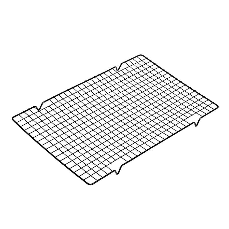 Grade de Resfriamento - Inox - Preto - 40x25cm - 1 unidade - Silver - Rizzo - Home & Living