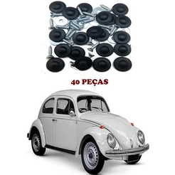 Kit 40 Parafusos Fixacao Forracao Porta Fusca Brasilia Kombi