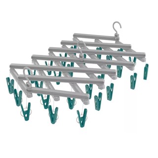 Mini Varal Extensível C/ 29 Prendedores Lav3802 Flashlimp