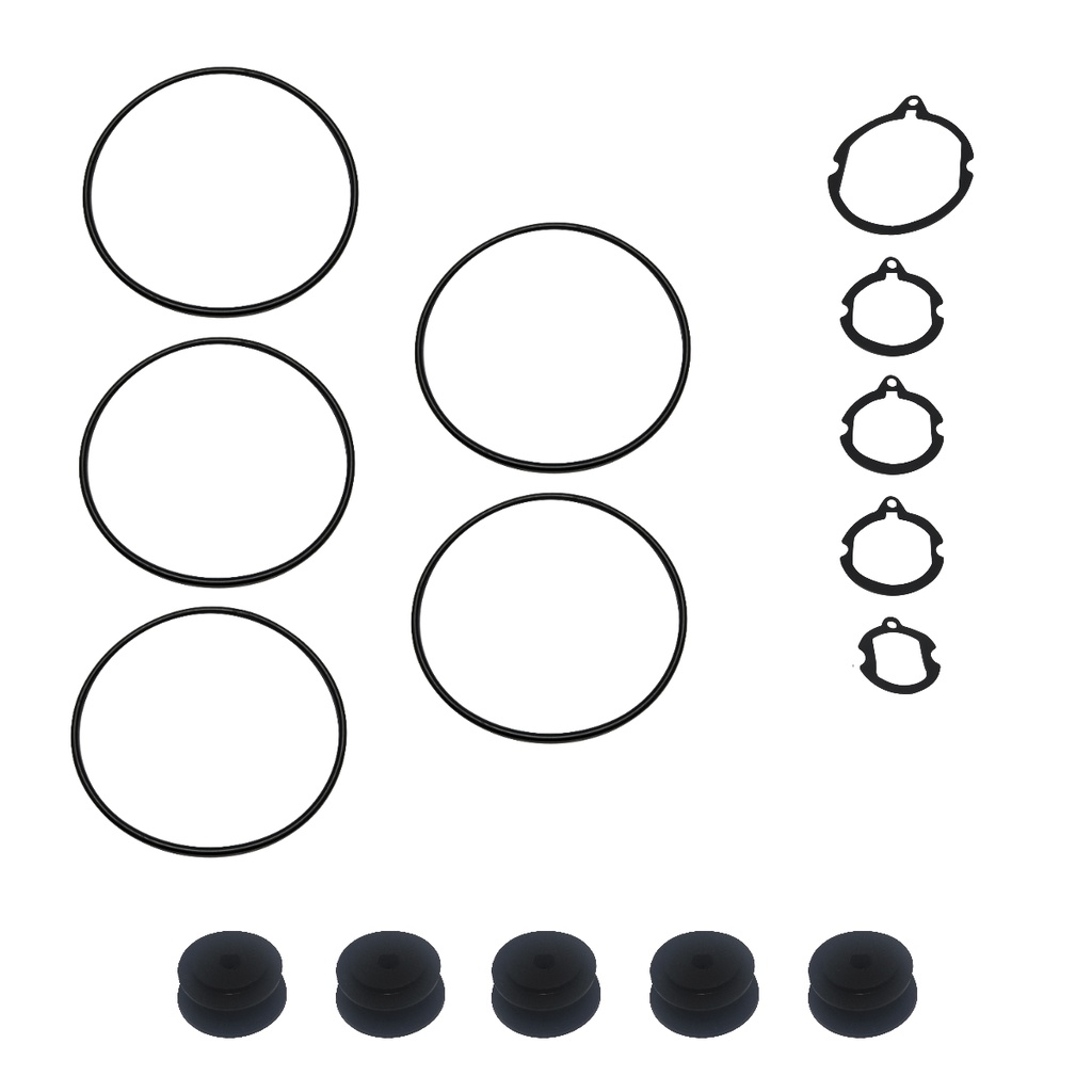 Kit Borracha de Vedação Anel Guarnição Fogão Cooktop Fischer 5 Bocas 1642 Antigo