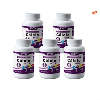 5 Vitamina Cálcio MDK 60 Cápsulas Com Nota Fiscal em Oferta na Shopee