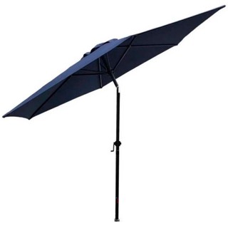 Ombrelone Articulado Central 2,70m com Manivela IMPORTWAY Azul