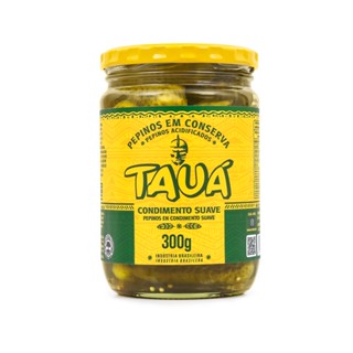 Pepinos em Vinagre Suave 300g TAUÁ
