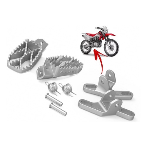 Pedaleira + Suporte Curto + Pinos E Molas Crf 230 Anker