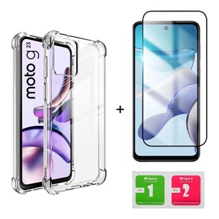 Capa Case Capinha Anti Impacto Para Moto G13 G23 + Película 3D Vidro Temperado