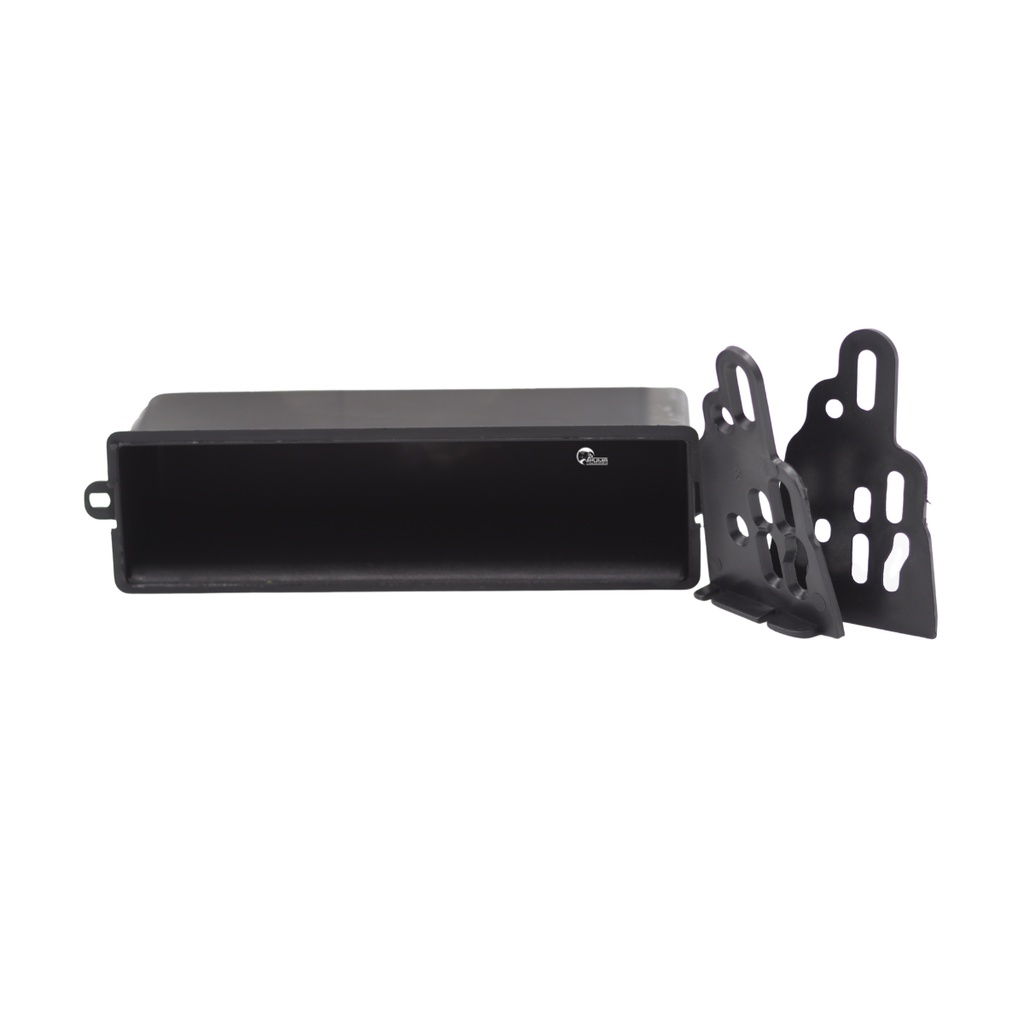 Porta Objeto Curto Universal para moldura 1 Din 2 Din Preto