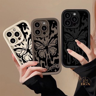 Samsung A05S A05S A05S A15 A14 A13 A04S A03S A04E A03 A10 A10S A11 A12 A20 A30 A20S M11 M12 A13 5G A02S Capa Flexível Borboleta De Limpador Preta DGX