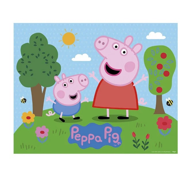 Painel Aniversário Peppa Pig (100cm x 78cm) - Regina Festas em Oferta na Shopee