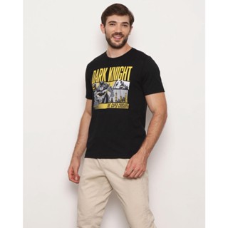 Camiseta Masculino Dc Batman Manga Curta Preta