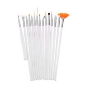 kit de pincel de unha para decoração com 15 unid