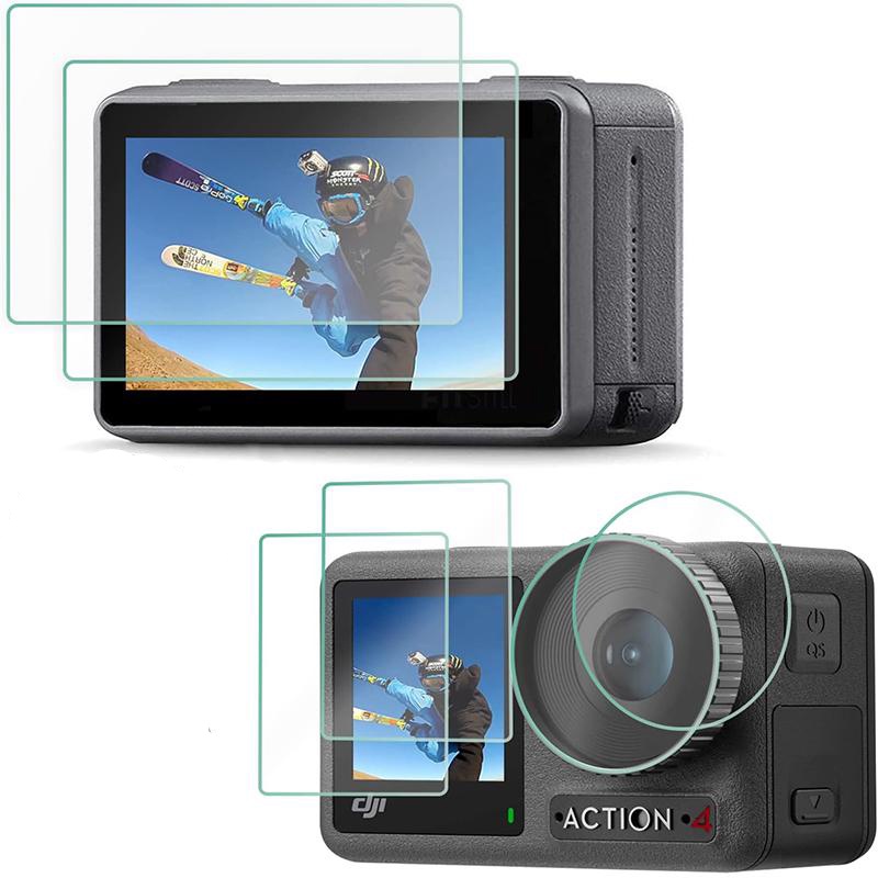 Para DJI Osmo Action 4/5 pro Protetor De Tela De Vidro Temperado Acessórios Lente em Oferta na Shopee