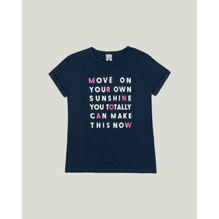 Blusa Move On Meia Malha Menina Malwee Kids