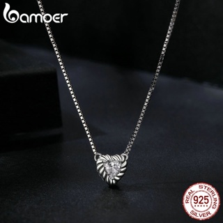 Colar De Fita Bamoer 925 Sterling Coração 0,245ct Jóias Moissanita Presentes Para Mulheres em Oferta na Shopee