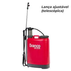 Pulverizador Agrícola Costal Manual Bpc20m 20 Litros Branco