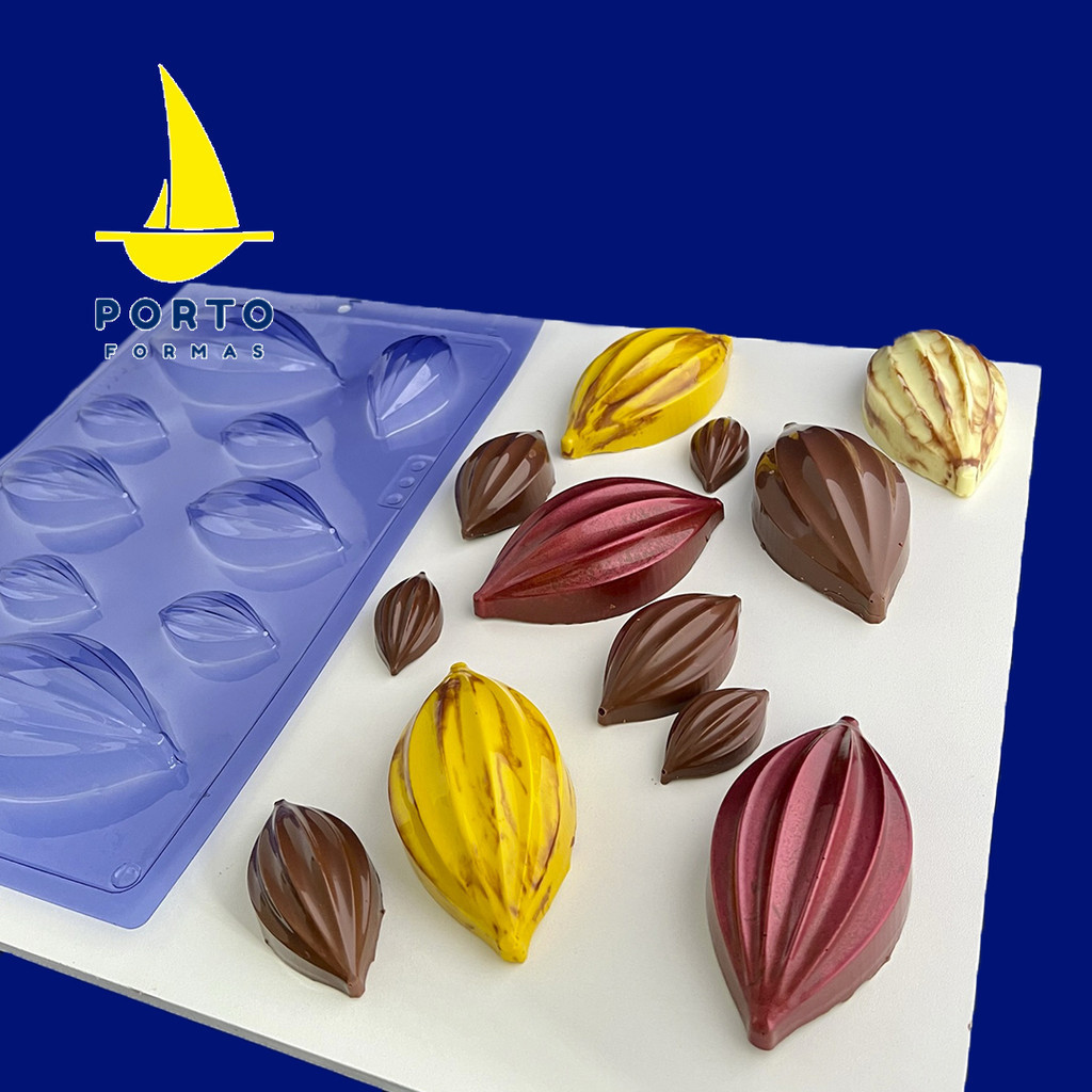 1~5 Forma Profissional Cacau 3 Tamanhos C/Silicone P211 Porto em Oferta na Shopee