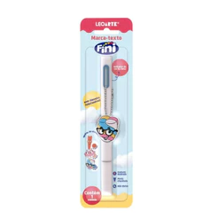 Pincel Marca Texto Com Pingente Fini Cores Sortidas Papelaria Fofa Leo&Leo - 1 Blister