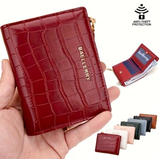 Bolsa Carteira Feminina De Moedas Com Zíper Pequena, Padrão Pedra, Fechadura De Cartão De Crédito rajork em Oferta na Shopee