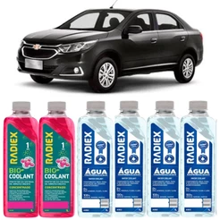 Kit Aditivo Radiador Bio Coolant Concentrado Rosa + Agua Desmineralizada - Cobalt - R1923