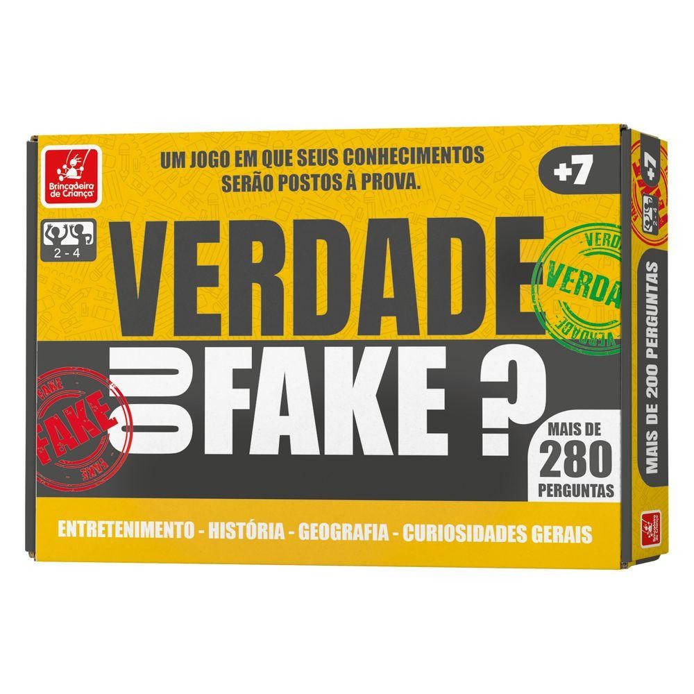 Jogo Fato ou Fake? - Brincadeira de Criança em Oferta na Shopee