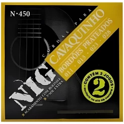 Encordoamento Cavaquinho Cavaco Nig N450 "011. Kit 2 jogos PR2N450L