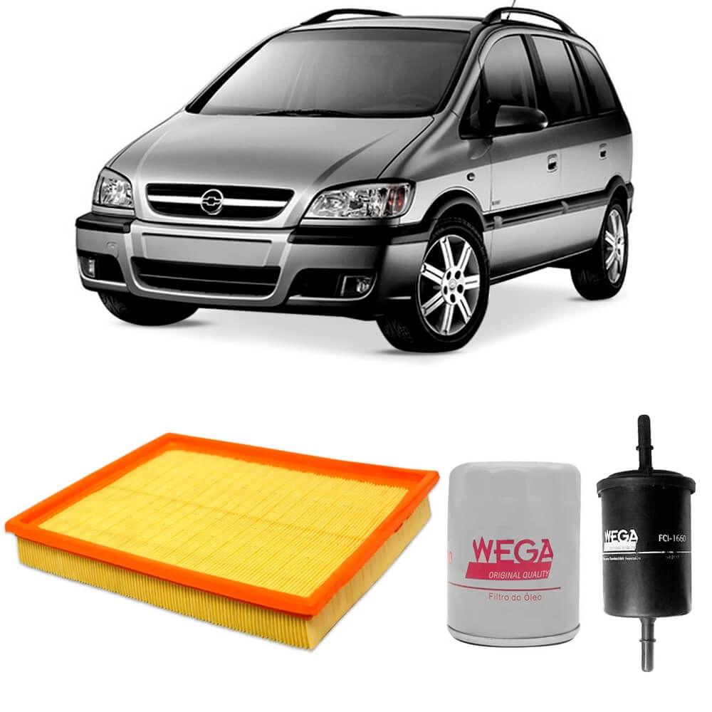 Kit Filtro Ar Óleo Combustível Zafira 2001 A 2006 Flex - Spare Parts and Accessories for Vehicles