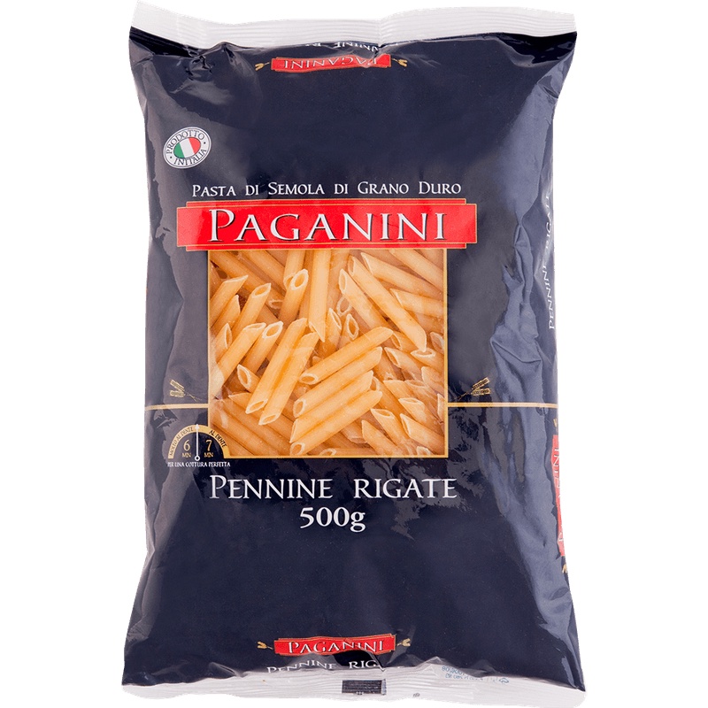 MACARRÃO PAGANINI PENNINI RIGATE 500G em Oferta na Shopee
