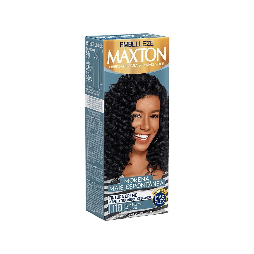 Tintura Maxton 1.110 Preto Intenso