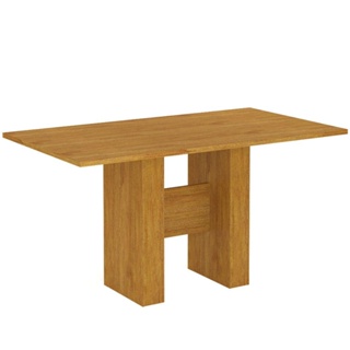 Mesa De Jantar Viero Dublin Mel MDP 6 Lugares 1,36x80cm em Oferta na Shopee