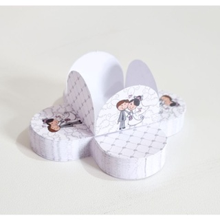 Kit 100 Porta Forminha Festa Casamento Noivos Decoração Casamento Festas porta Doce Casamento Cerimônia em Oferta na Shopee