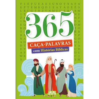 365 Caça-Palavras com Histórias Bíblicas em Oferta na Shopee
