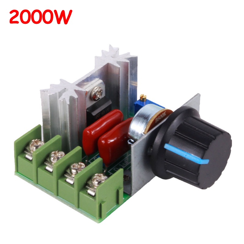 Regulador De Tensão SCR AC 220V 2000W , Dimmers , Controlador De Velocidade Do Motor , Termostato , Módulo Eletrônico