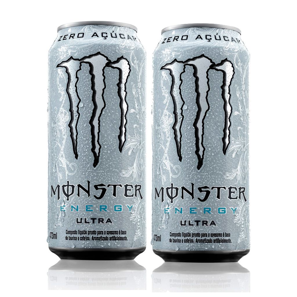 Kit 2 Energético Monster Energy Ultra com 473ml