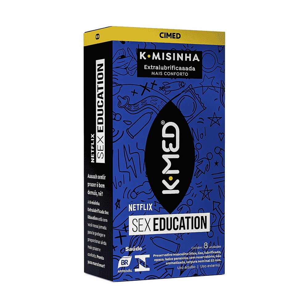 Preservativo K-Med K-Misinha Sex Education 8 unidades - Health