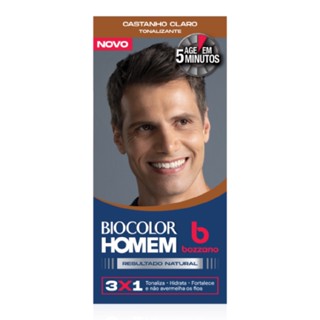 Tonalizante Capilar Catanho Claro Biocolor Homem Bozzano