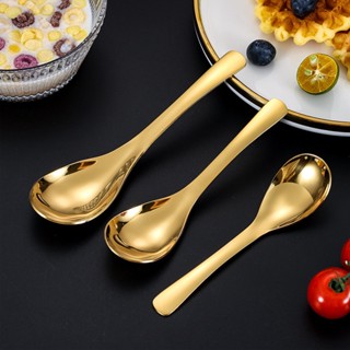 MODUS 2 Peças Talheres De Aço Inox Dourado Colher de Conde Na Cozinha Talheres De Bom Gosto
