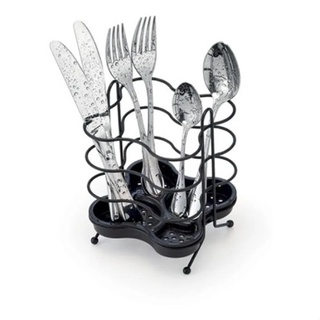 Suporte Escorredor de Pia Porta Talheres New black Arthi em Oferta na Shopee